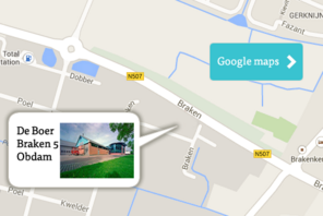 Locatie en route Schilderwerken De Boer (GoogleMaps)
